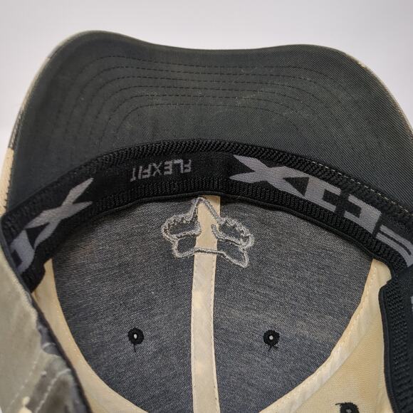 Fox Fitted Baseball Hat Multicolor Camo XL Embroidered Logo Flexfit - Picture 8 of 9